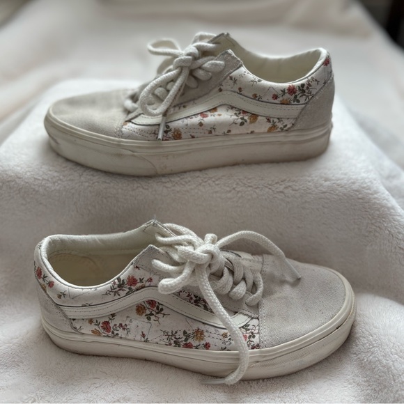 Floral Old Skool Vans - Picture 6 of 10